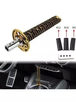 25 см автомобильная модифицированная головка переключения передач Bushido, ручная автоматическая универсальная ручка с ручным рычагом, чтобы повесить стопорный стержень чёрный