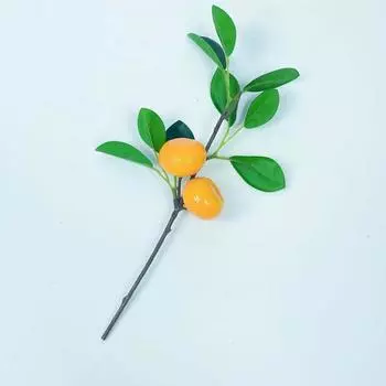 25 см имитация веток и листьев фруктовых деревьев для гостиничной зелени, модель гостиной, украшения для комнаты L