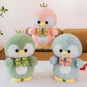 25 см изысканный мультяшный орнамент в виде животных, уютная кукла, прекрасный бант, мягкая мультяшная кукла с животными, дети