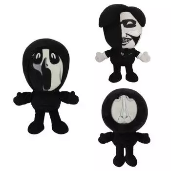 25 см Каталог Манделы Проповедник Плюшевые Аниме Плюшевые Игрушки Плюшевые Игрушки Мягкие Плюшевые Детские Подарки Кукла На День Рождения белый