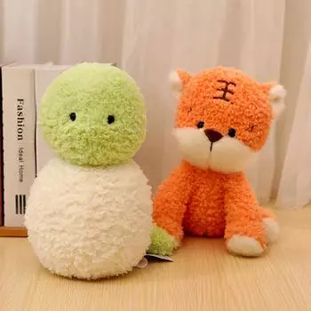 25 см Креативный диван-кресло Обезьяна Змея Игрушки Сидящий Тигр Плюшевая Подушка Мягкая Декор Подарок На День Рождения 25cm