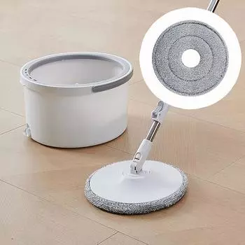 25 см круглая насадка для швабры, отжим для мытья полов, сменная насадка для дома, универсальные аксессуары, вращающиеся на 360 градусов полотенца onesize