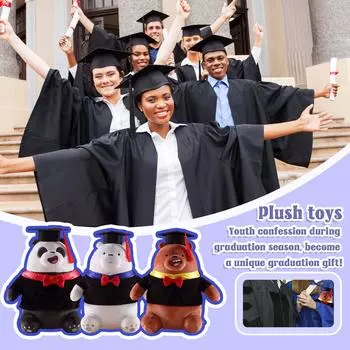 25 см кукольная шляпа мультфильм детский сад милые плюшевые игрушки One Size белый