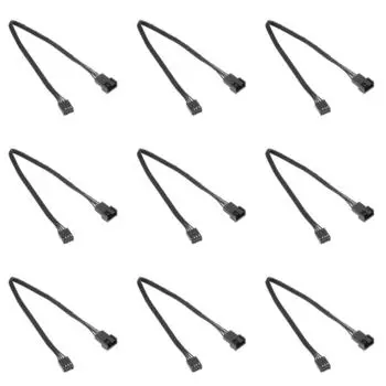 25 см материнская плата, 4-контактный разъем для вентилятора ШИМ, 4-контактный штекерный удлинительный кабель питания