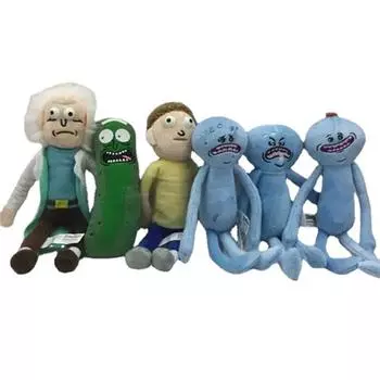 25 см плюшевая игрушка «Маленький синий человечек» с куклой-маринованным огурцом 20-25cm