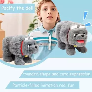 25 см плюшевая игрушка волк Деннис One Size