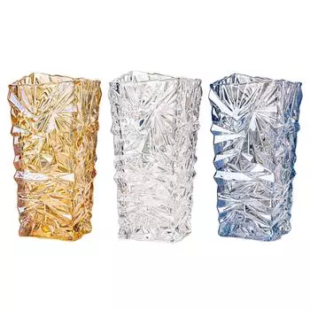 25 см ваза для цветов из стекла, геометрические фигуры, декоративное украшение стола, центральные элементы для офисного стола, книжного шкафа, многофункциональная прозрачный