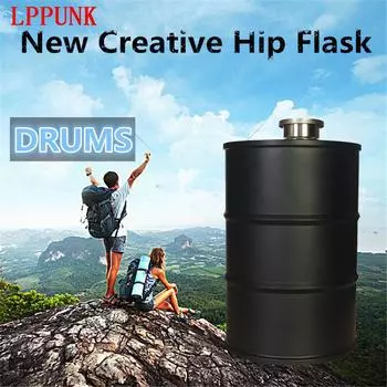 25 унций Creative My Water Bottle, виски, портативная фляжка из нержавеющей стали, 304, для спирта, ликера 25oz зелёный