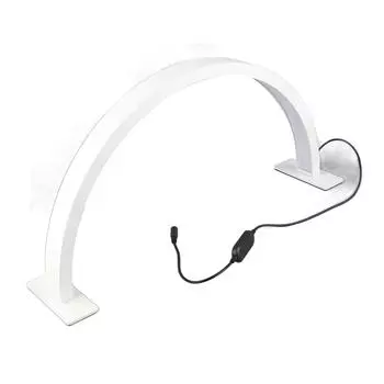 25 Вт Полумесяц Лампа для ногтей 30006000 К Диммируемая светодиодная лампа для ресниц для салона красоты 100240 В Маленькая UK Plug