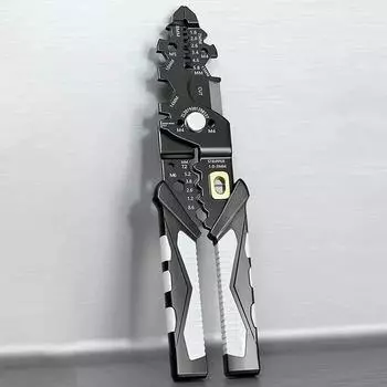 25 в 1 Клещи для зачистки и обжима проводов Многофункциональные щипцы для зачистки колец Электрические инструменты для зачистки сетевого кабеля