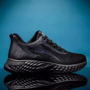 25 years of autumn new trend fly-woven breathable casual shoes men s sports shoes lace-up non-slip soft-soled low-top running shoes 39