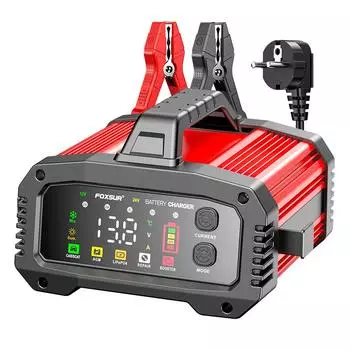 25A/15A портативный для 12V-24V мотоциклетных свинцово-кислотных AGM GEL LiFePo4 аккумуляторов интеллектуальное автомобильное зарядное устройство автомобильный усилитель импульсный ремонт FPT-250 EU