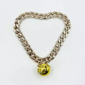 25cm 30cm 40cm Pet Necklace Plastic Dog Chain Luxurious Bulldog Pitbull Collar Dog Cat Accessories 25CM розового золота