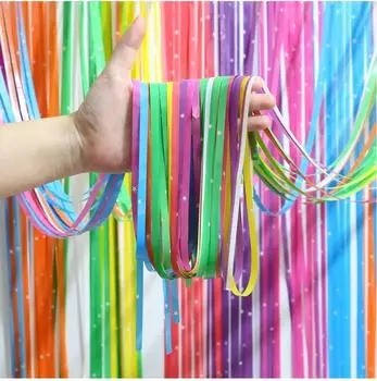 25m Macaron Lively Rain Curtain Extraordinary Decorative Piece For Special Occasions