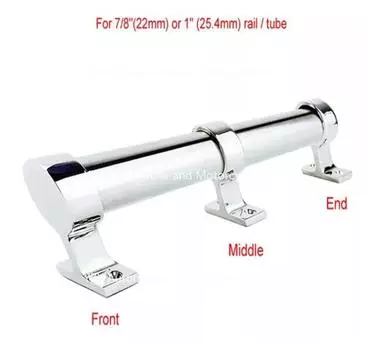 25 мм 316 нержавеющая сталь лодочный поручень фитинг морской перила опорный кронштейн трубчатая стойка фурнитура яхтенные аксессуары 1 шт