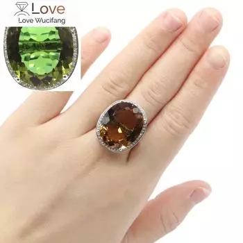 25x21 мм большой овал 22x18 мм созданный меняющий цвет шпинель александрит топаз знакомства женщины подарок серебряные кольца привлекающие внимание 6