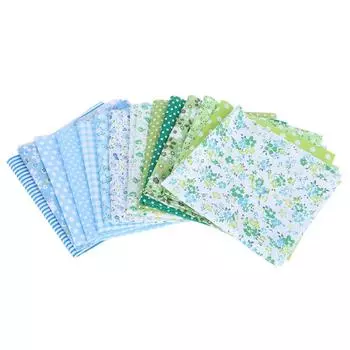 25x25 см 14 шт. прекрасный печатный цветочный узор в горошек хлопчатобумажная ткань набор для шитья своими руками