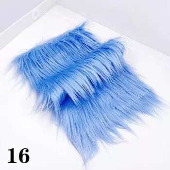 25x45 см DIY ручная работа украшение для дома косплей ткань 8 см ворс искусственный мех ткань для пэчворка 16