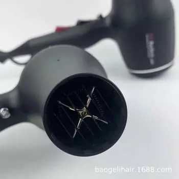 2600 Вт профессиональный быстросохнущий фен для волос с высокой мощностью, отрицательными ионами, для салонов красоты, для домашнего использования, с постоянной температурой, термоэлектрический для волос EU чёрный