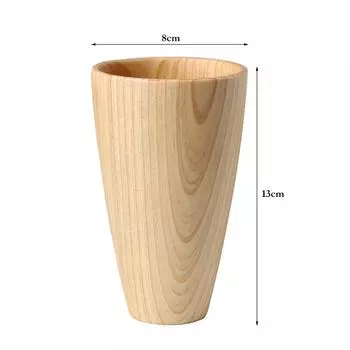 260 мл деревянная кружка для завтрака, молочная кружка из натурального дерева, детская кружка для воды в японском стиле, деревянная кружка для кофе и чая, штабелируемая посуда для напитков 260ml