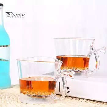 260 мл светящаяся чашка, прозрачная акриловая кружка, светящаяся чашка для питья в форме сердца для бара, ночного клуба, вечеринок Love Heart