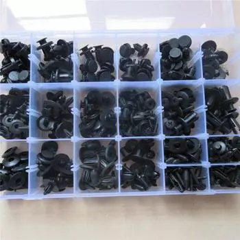 260PCS Universal Mixed Car Bumper Fender Plastic Fastener Clip With Box For Auto