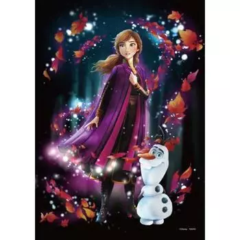 266 Piece Jigsaw Puzzle Frozen Unchanging Light of Heart (Anna) Tight Piece [Stained Art] (18.2x25.7cm)