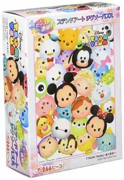 266 Piece Tenyo Jigsaw Puzzle Disney TSUM TSUM Tight Series (18.2x25.7cm)