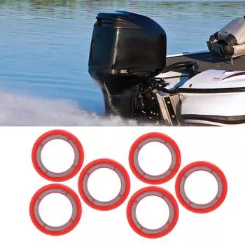 26830749 Шайба сливной пробки редуктора с резиновым покрытием из нержавеющей стали 26830749 Сменная деталь для подвесного мотора Mariner