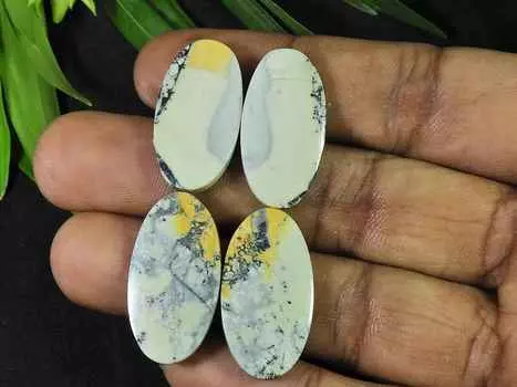 26-27 мм натуральная яшма малигано, подобранная пара, овальный кабошон, драгоценный камень, 2 шт., RQ-3087