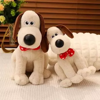 26~34 см милая плюшевая игрушка для собаки-директора, мягкие игрушки, кукла с большими ушами и носом, щенок, ребенок, дети, мальчики, подарки на день рождения, домашний декор 26cm коричневый