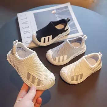 26-37 Детская противоскользящая износостойкая модная спортивная и повседневная обувь для мужчин и женщин Детская обувь One Step 26 чёрный