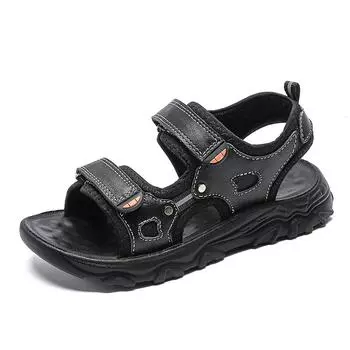 26-37 Детские летние модные сандалии на липучках для отдыха на природе Пляжная обувь Повседневная спортивная детская обувь 26 белый