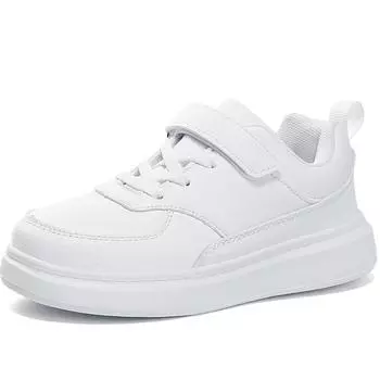 26-40 Детские Большие Размеры Легкие и Модные Белые Туфли Уличная Спортивная Обувь Бордовые Туфли Повседневная Обувь 26 белый