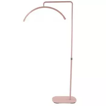 26,5-дюймовый светодиодный светильник в форме полумесяца с регулируемой цветовой температурой и декоративными стразами US Plug розовый