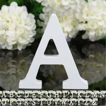 26 больших деревянных букв алфавита настенное украшение для свадебной вечеринки домашний магазин