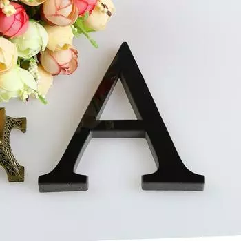 26 букв DIY 3D зеркало акриловые наклейки на стены наклейки домашнего декора стены искусства росписи