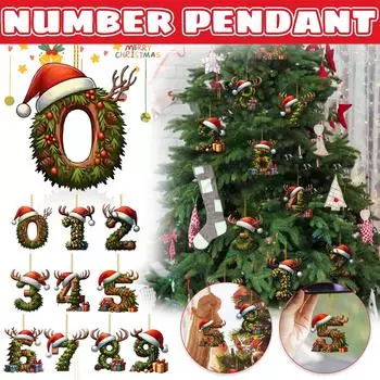 26 букв,Рождество,Украшения,Акрил,1 One Size