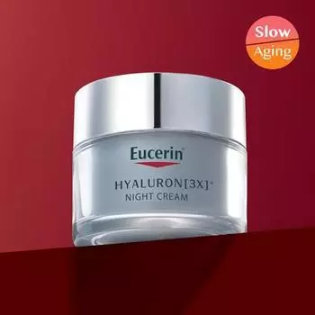 [26 миллионов единиц продано по всему миру] Eucerin Hyaluron 3X Night Cream 50ML, корейская косметика