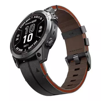 26 мм 22 мм кожаный ремешок для часов Garmin fenix 8 7 7X 6 6X Pro 5 Plus ремешок для часов MARQ Instinct 3 2x Quatix Enduro 3 кожаный ремешок MK3 ремешок из коровьей кожи 965 955 garmin 26mm