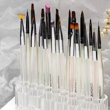 26 отверстий акриловые кисточки для ногтей органайзер набор для дизайна ногтей инструменты для хранения косметики ручек витрина держатель демонстрационная полка 1pcs