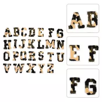 26 шт. алфавита пришиваем нашивки буквы железные буквы для ткани наклейки для глажки декоративные