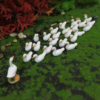 26 шт легкие фигурки уток имитация милые высокие украшения декор