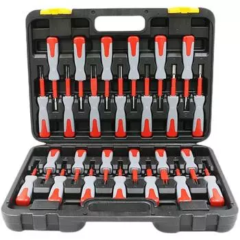 26 шт., съемник для обжима клемм автомобильных клемм, инструмент для снятия автомобильных проводов, инструмент для ремонта, инструмент для снятия автомобильных клемм