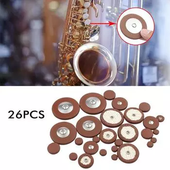 26 шт. сменных кожаных накладок для саксофона-альта