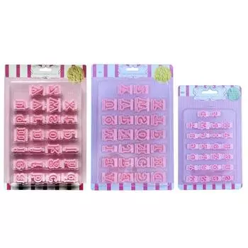 26 шт., тема алфавита, мыловарение, кухонные принадлежности, инструменты для украшения торта, формы для мыла, формы для свечей, поделки из смолы для свечей