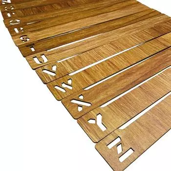 26 шт. виниловых пластинок разделительная карточка сортировка по алфавиту AZ прозрачная этикетка для коллекции пластинок LP простая для хранения виниловых пластинок на полке 35*4cm