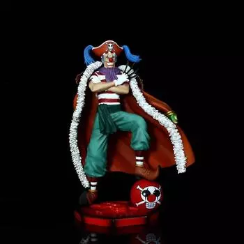 26 см аниме One Piece New Four Emperors Cross Guild President Clown Buggy Фигурка Игрушка Коллекция Модель Украшения 26cm разноцветный