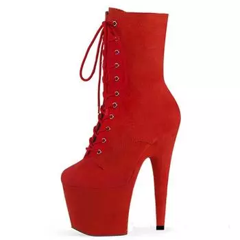26 см hate sky высокие каблуки stiletto сверхвысокие водонепроницаемые замшевые короткие сапоги женские 34 чёрный