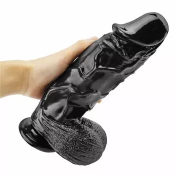 26 см красочный реалистичный пенис большой фаллоимитатор ремешок на члене секс-игрушка анальная пробка фистинг мастурбатор для женщин привязка